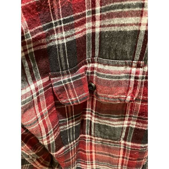 St John’s Bay Men’s Button Down Flannel Plaid Shacket Sz 2XL Outdoors Jacket Shi - Picture 4 of 10